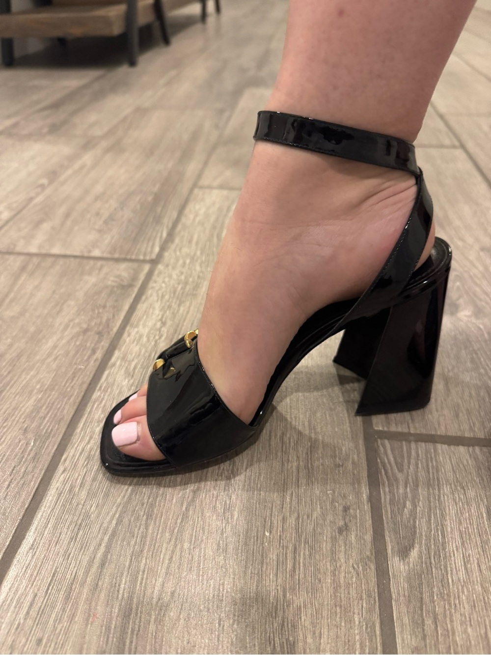 Louis Vuitton Shake Patent Leather Sandal - Picture 8 of 11